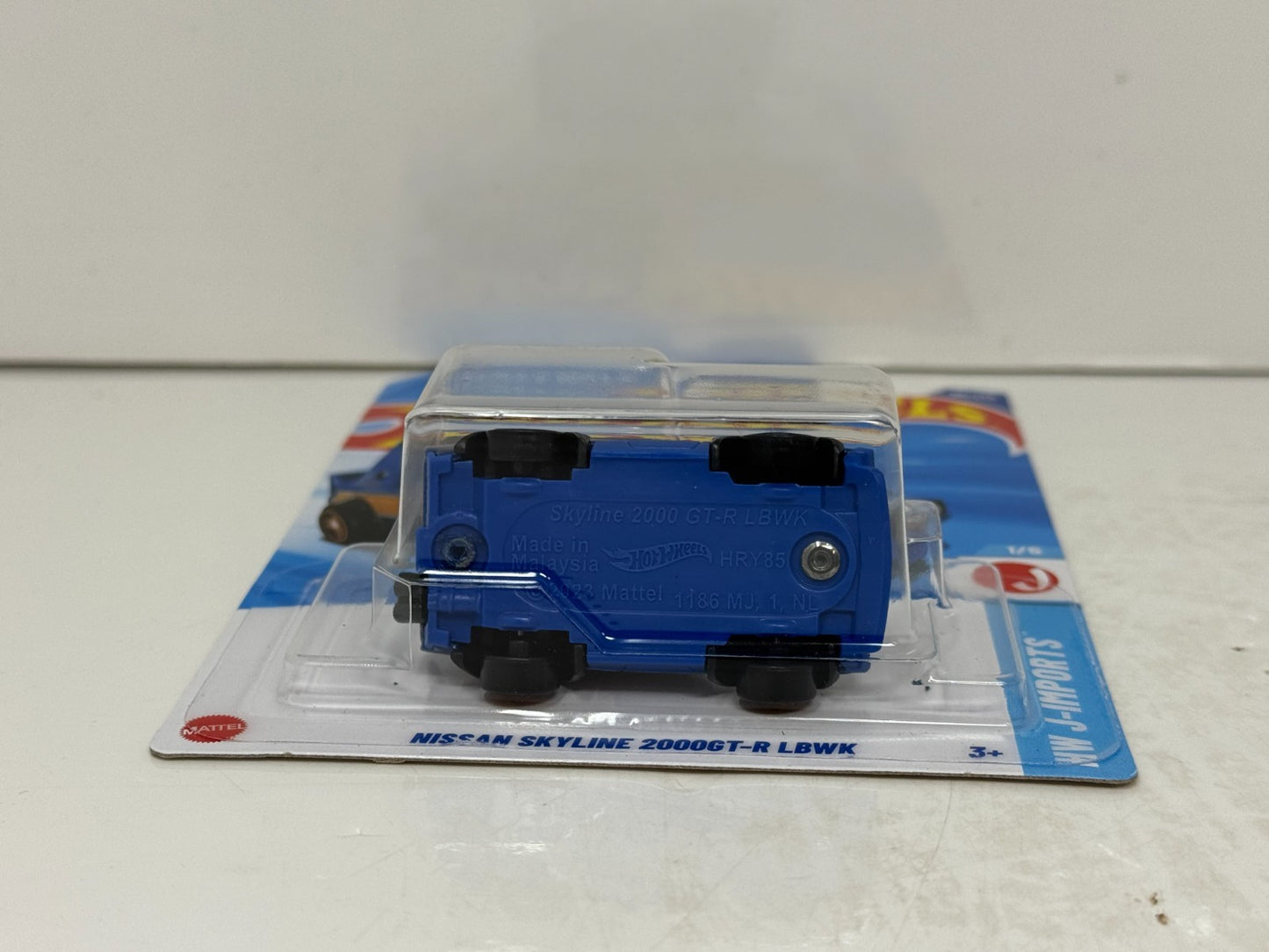 Hot Wheels J-Imports Nissan Skyline 2000GT-R LBWK 1:64 Diecast Blue