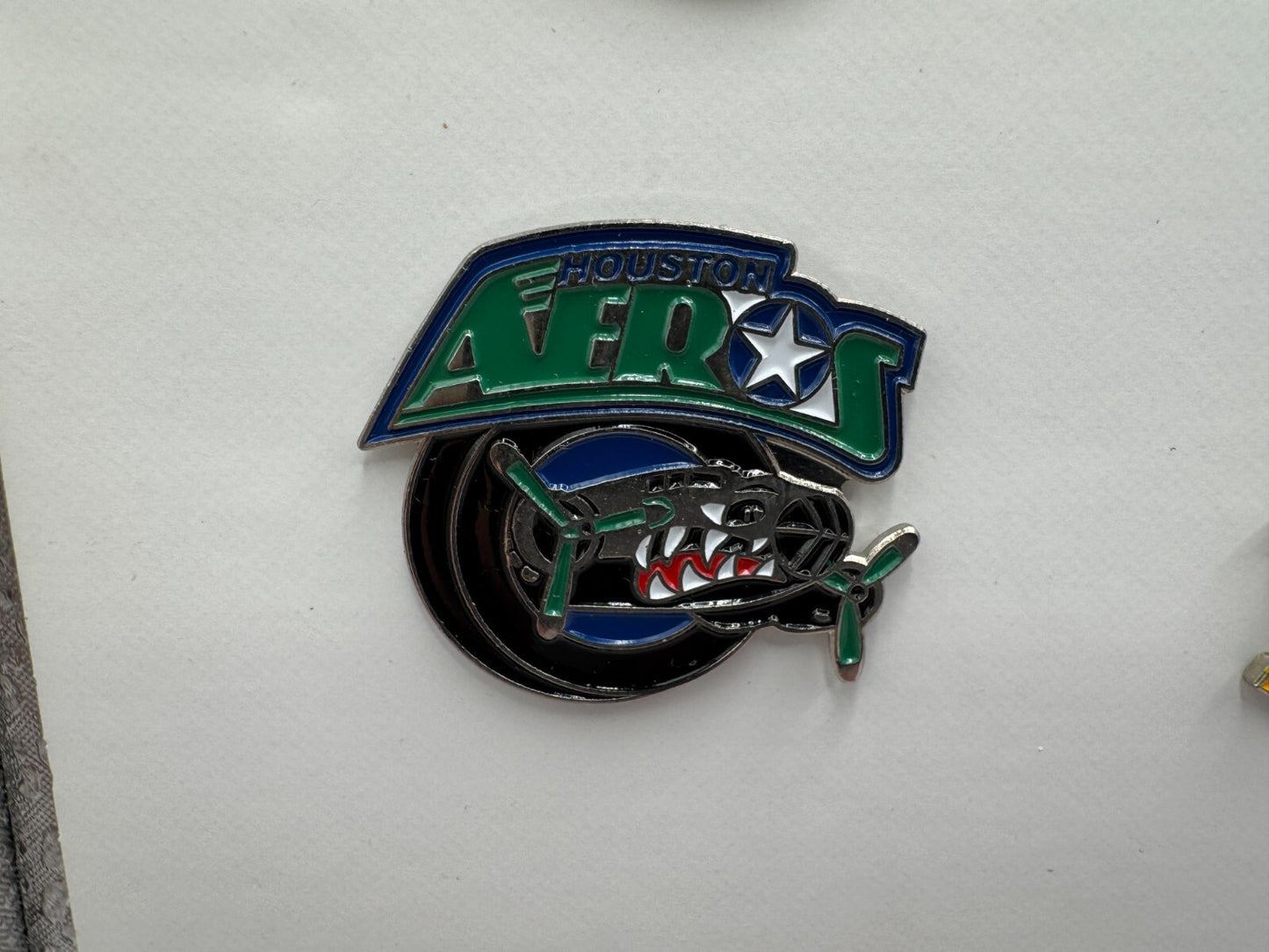 Houston Aeros AHL Hockey Team Logo Lapel Pin UDT1
