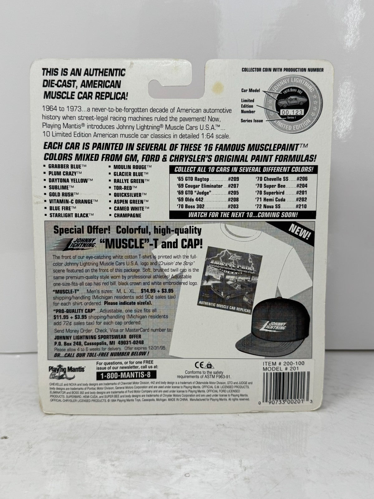 Johnny Lightning Muscle Cars U.S.A 1970 Plymouth Superbird 1:64 Diecast