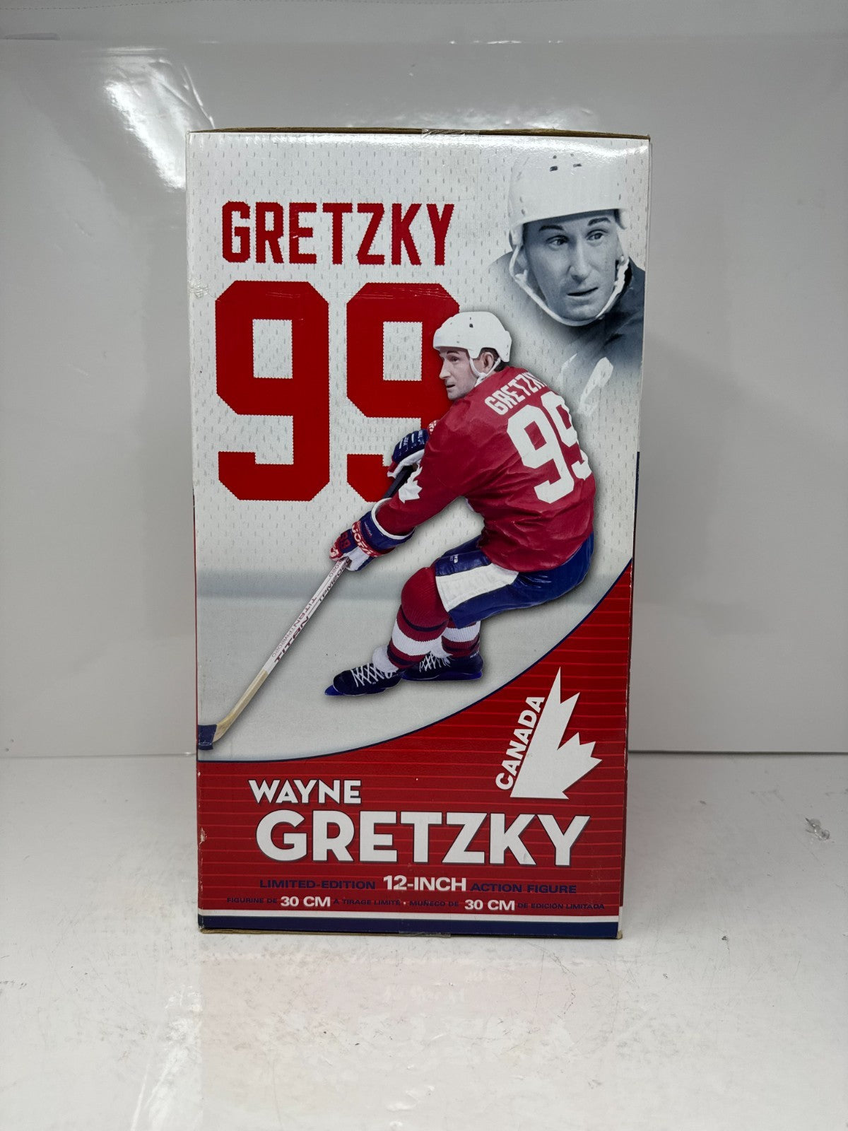 McFarlane NHL Wayne Gretzky Team Canada 1987 12" Inch Hockey Figure White Jersey