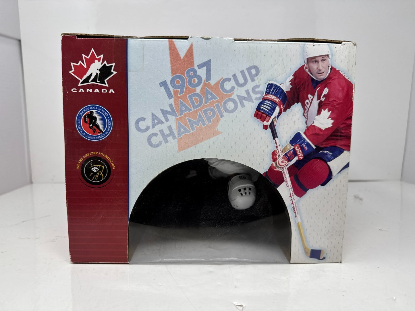 McFarlane NHL Wayne Gretzky Team Canada 1987 12" Inch Hockey Figure White Jersey