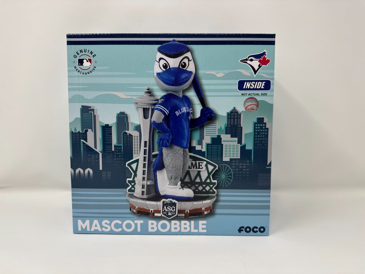FOCO MLB Toronto Blue Jays Ace Mascot 2023 All-Star Bobbles on Parade Bobblehead