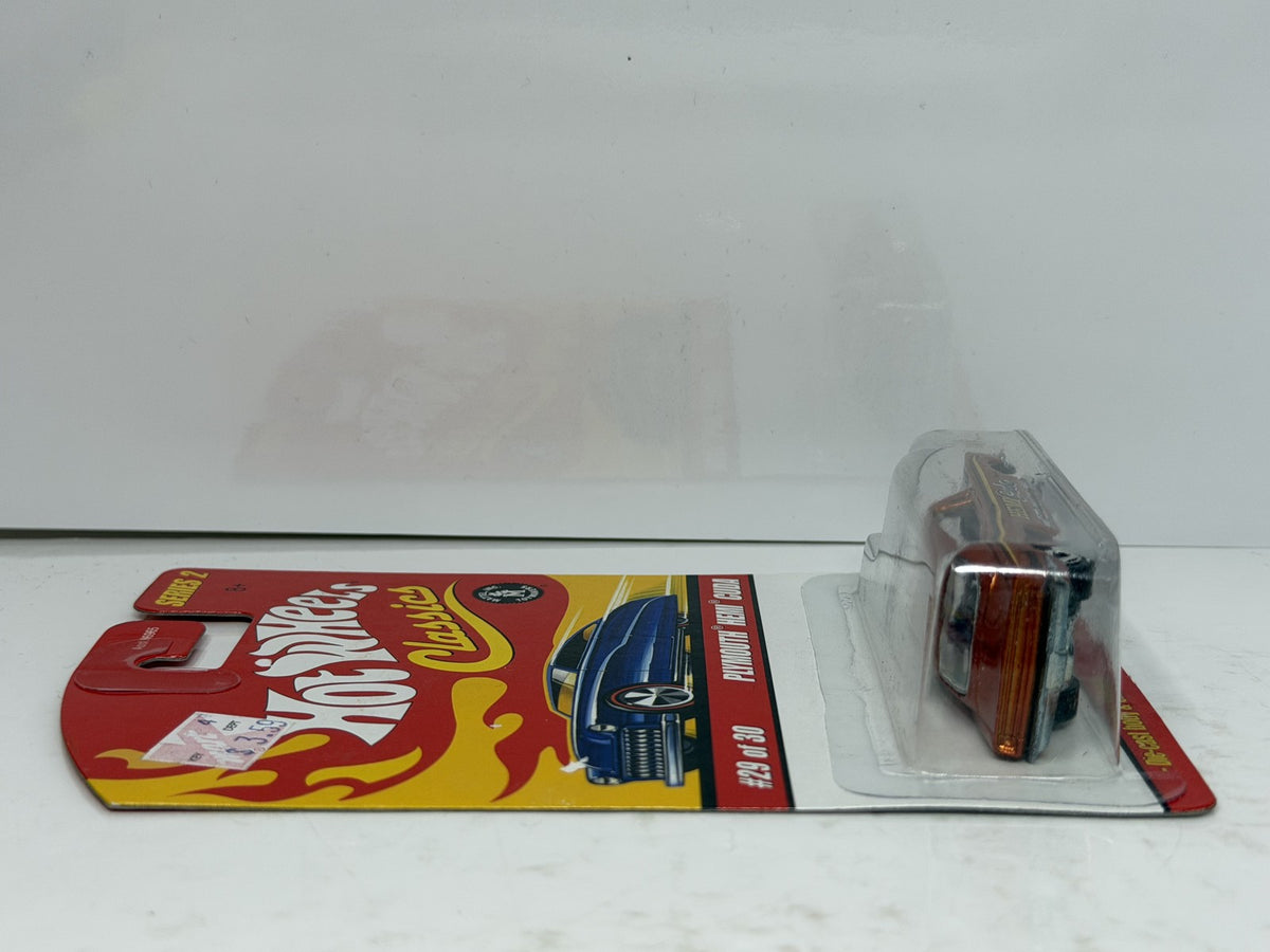 Hot Wheels Classics Series 2 Plymouth Hemi Cuda 1:64 Diecast Orange V2