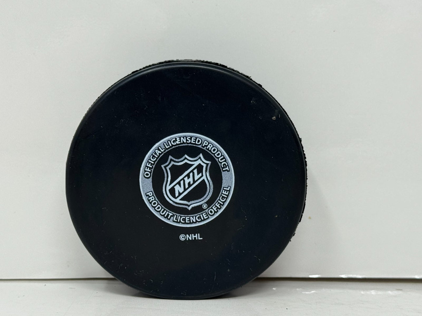 Jocelyn Thibault Chicago Blackhawks Signed NHL Autograph Puck Gold Auto