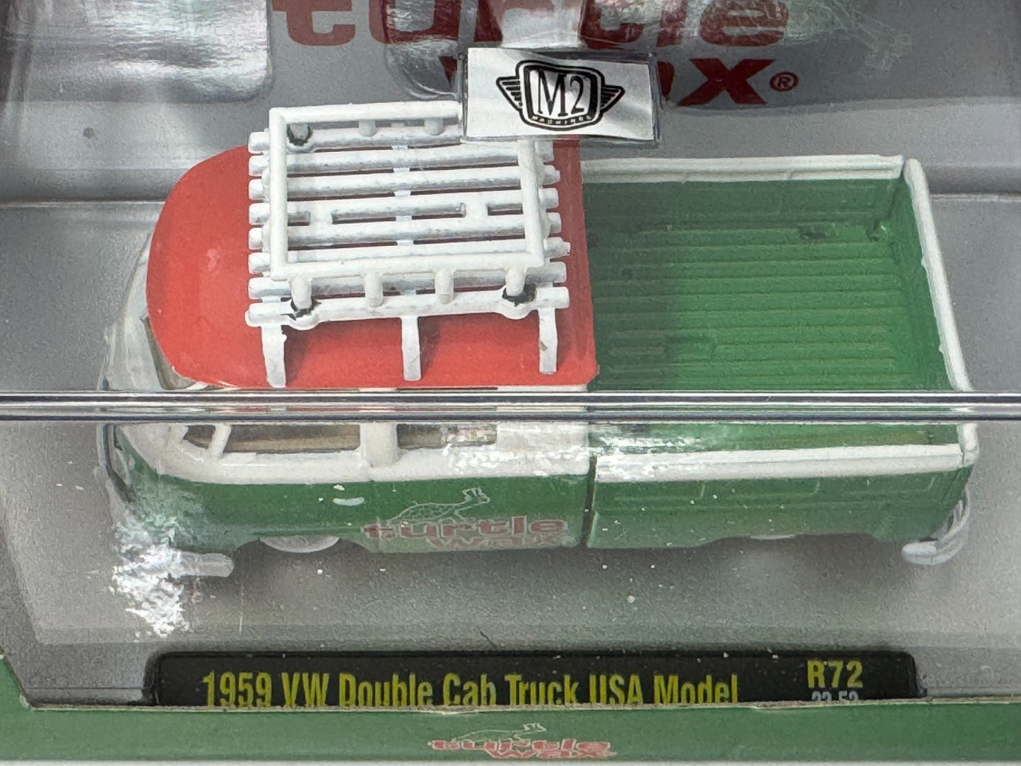 M2 Machines Turtle Wax 1959 Volkswagen Double Cab Truck USA Model 1:64 Diecast