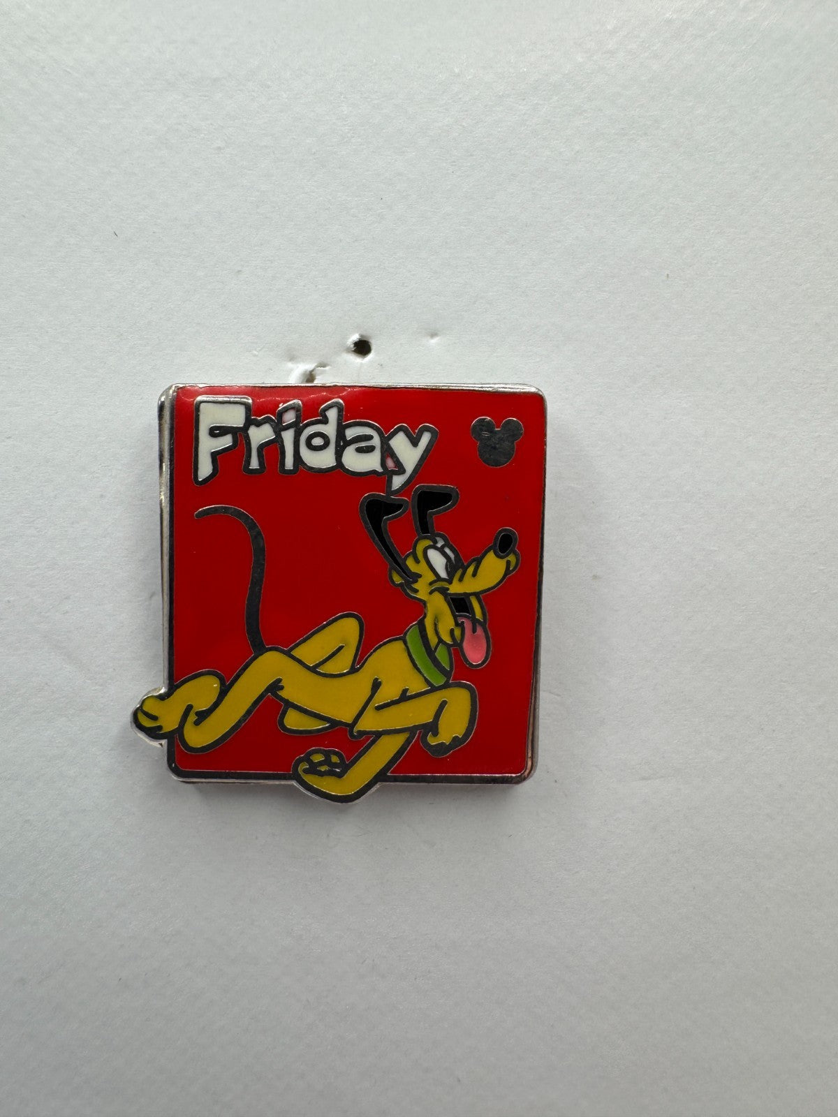 WDW Disney Friday Pluto Days of the Week Hidden Mickey Trading Pin DC1S10