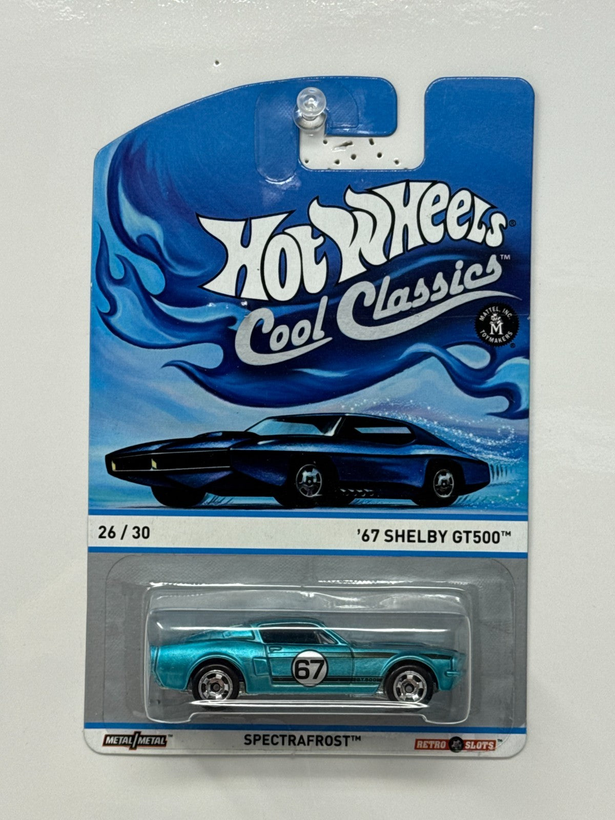 Hot Wheels Cool Classics 1967 Shelby GT500 Spectrafrost 1:64 Diecast