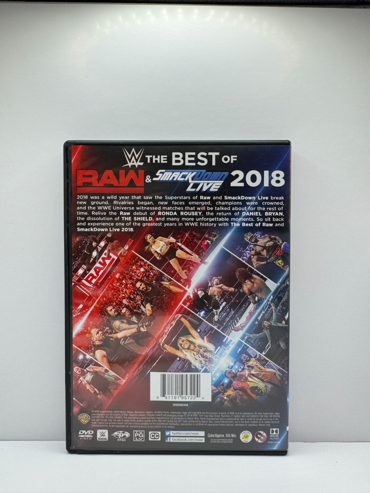 WWE: Best of RAW and SmackDown 2018 (DVD) WWE Wrestling