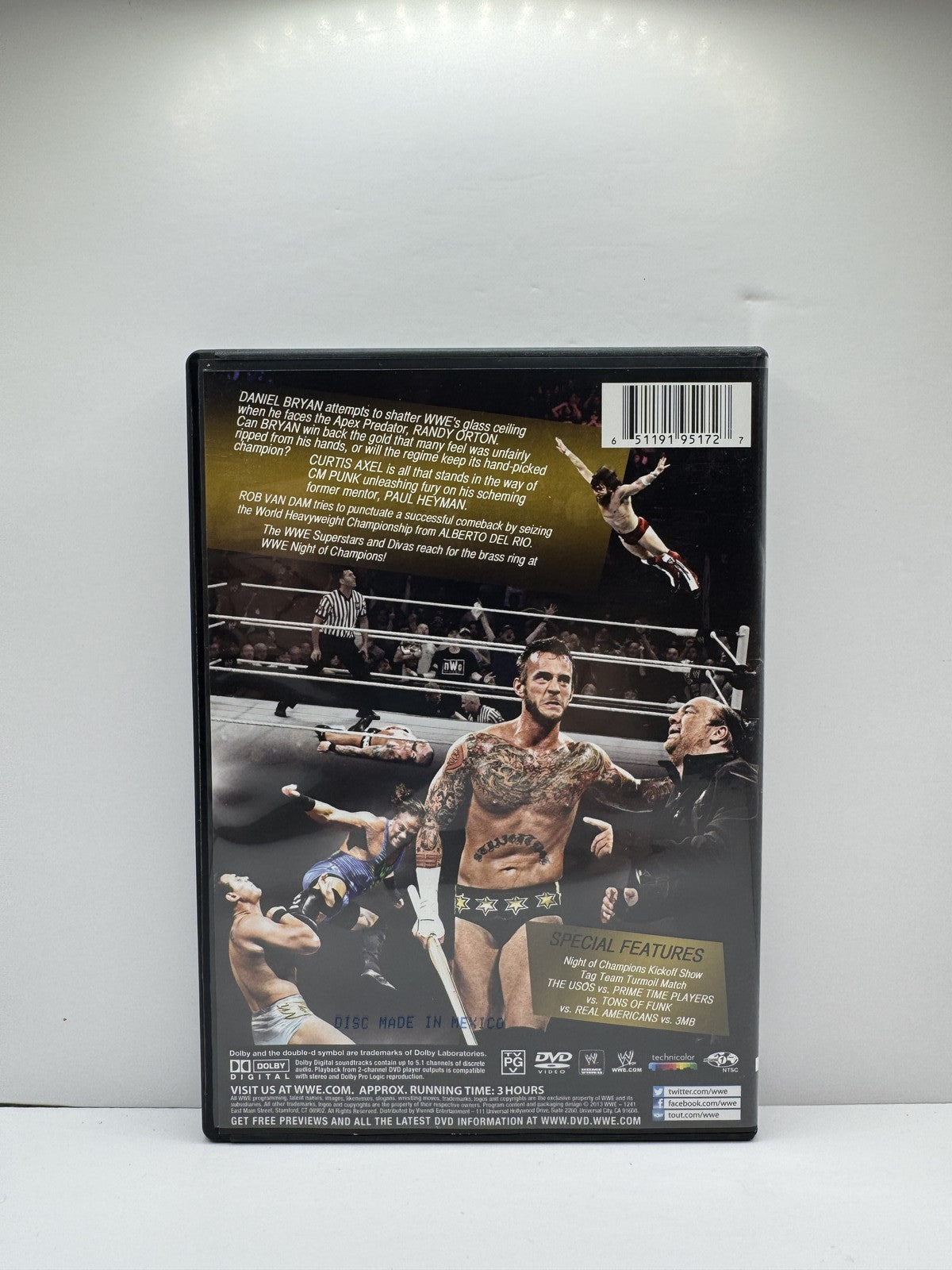 WWE Night of Champions 2013 (DVD) WWE Wrestling