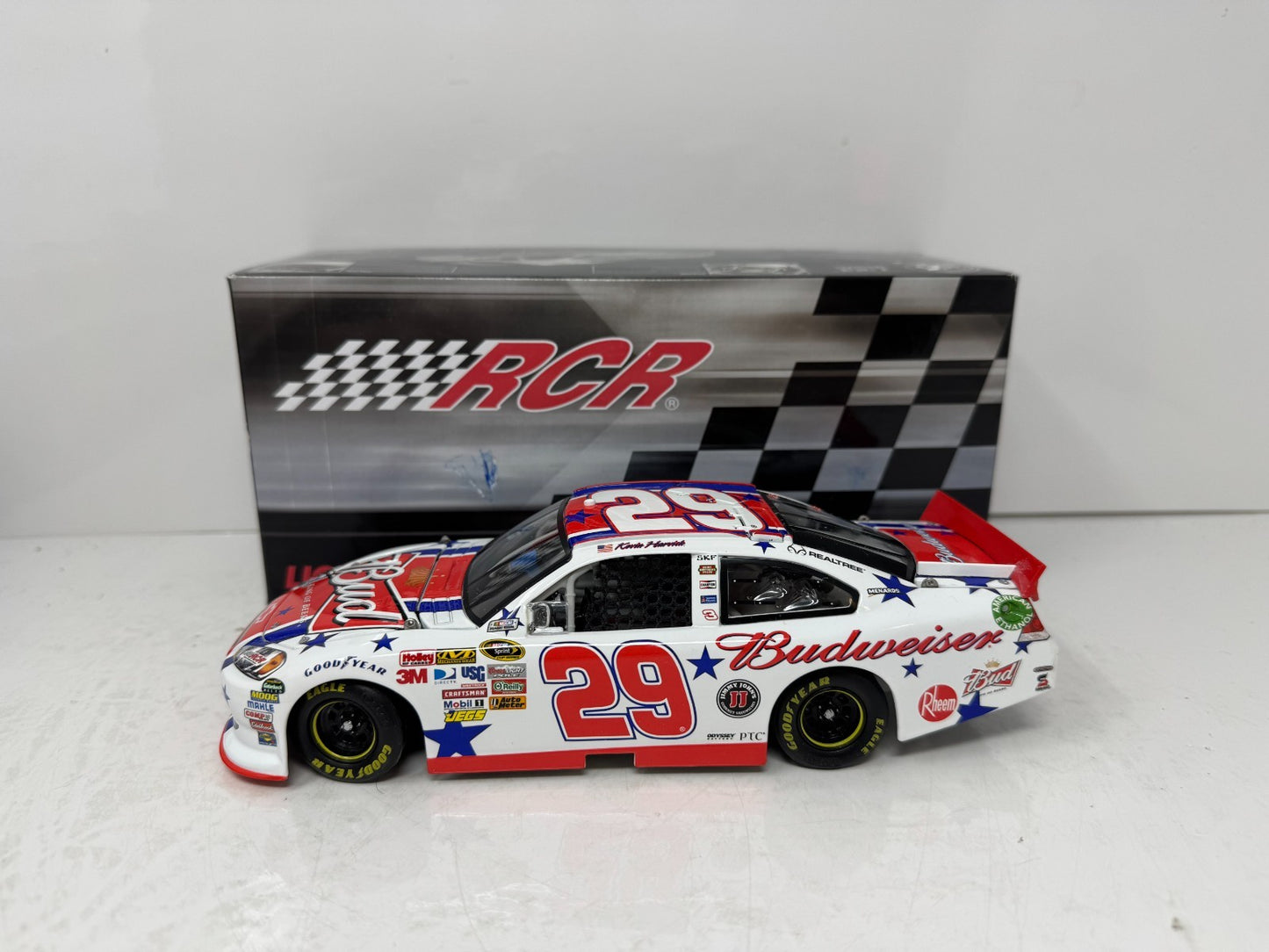 Lionel Racing Nascar #29 Kevin Harvick Budweiser 4th of July Chevy Impala 1:24 Diecast