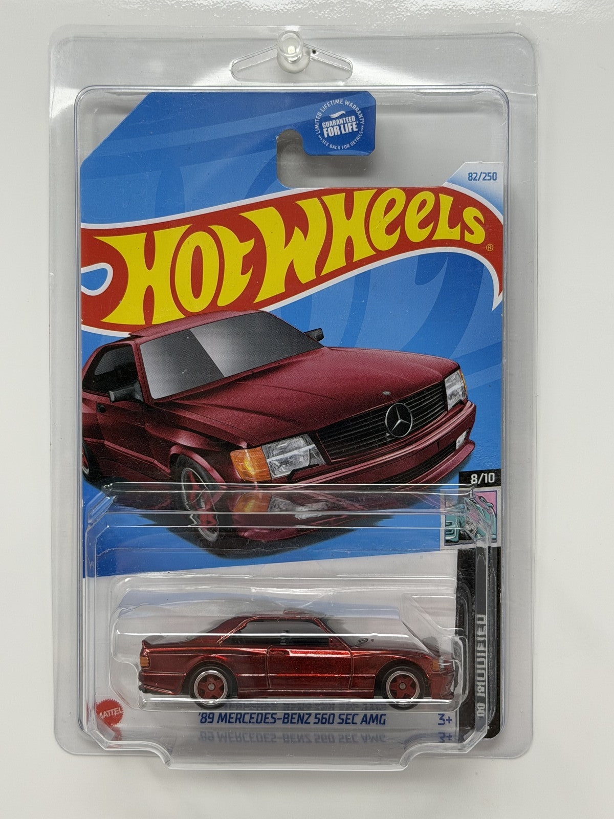 Hot Wheels Super Treasure Hunt 1989 Mercedes-Benz 560 SEC AMG 1:64 Diecast STH