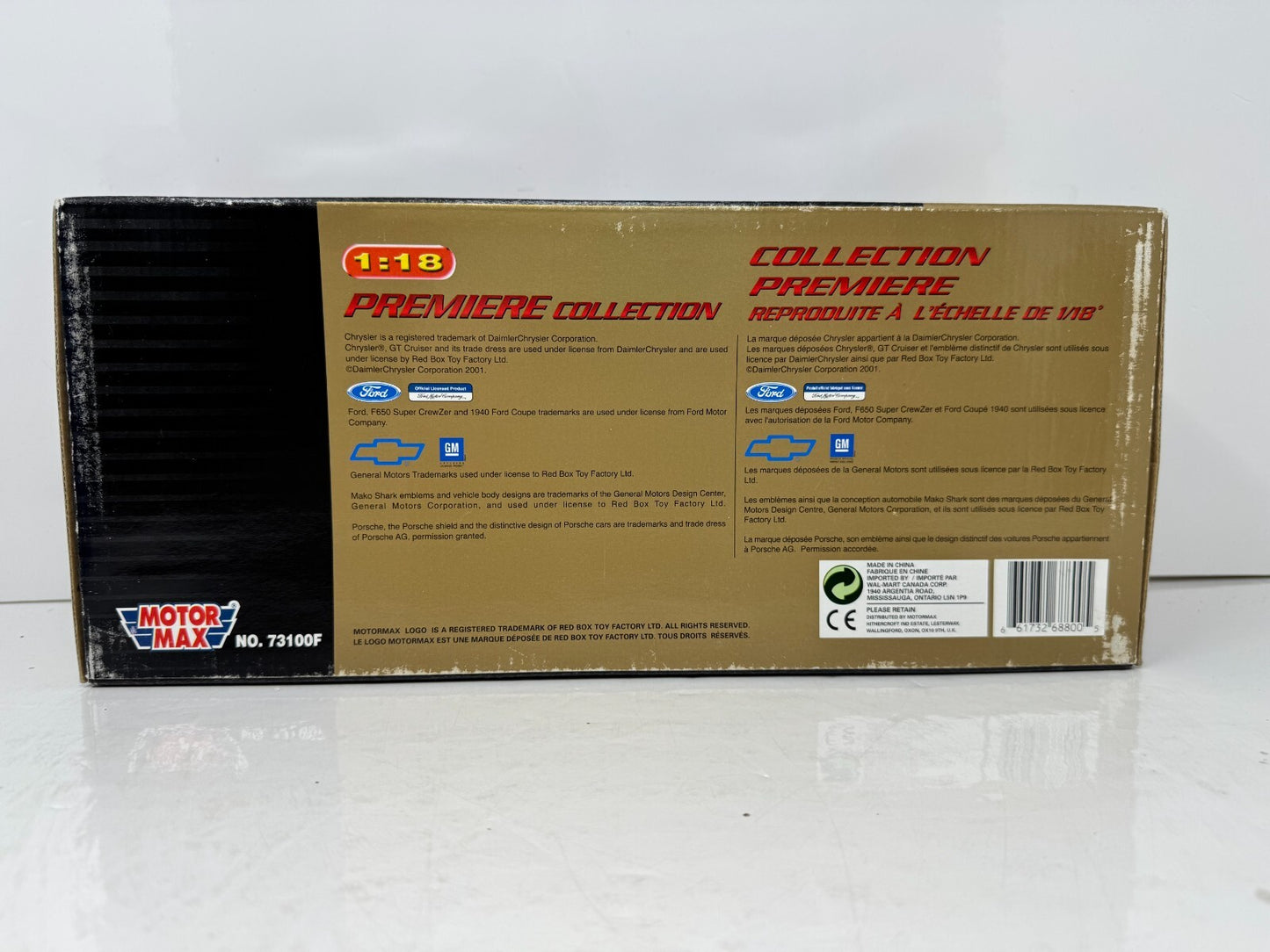 Motormax 1958 Chevrolet Corvette Premiere Collection 1:18 Diecast