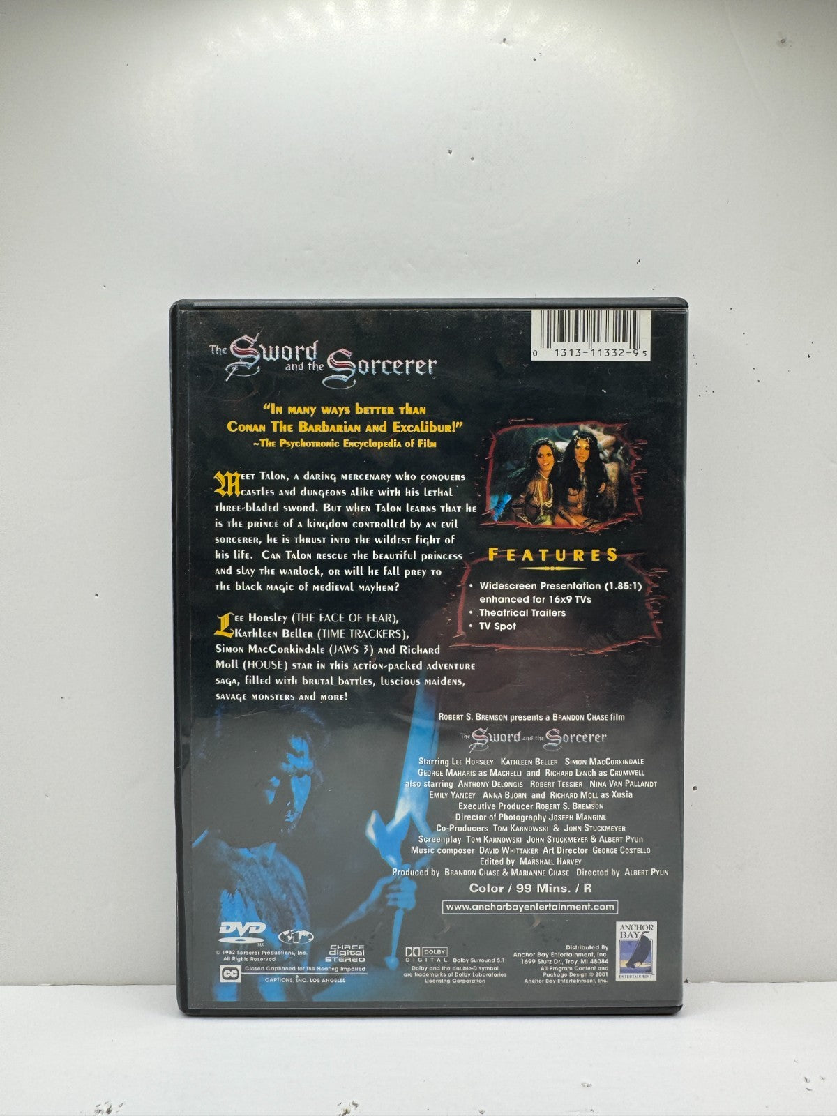 The Sword and the Sorcerer (DVD) Fantasy