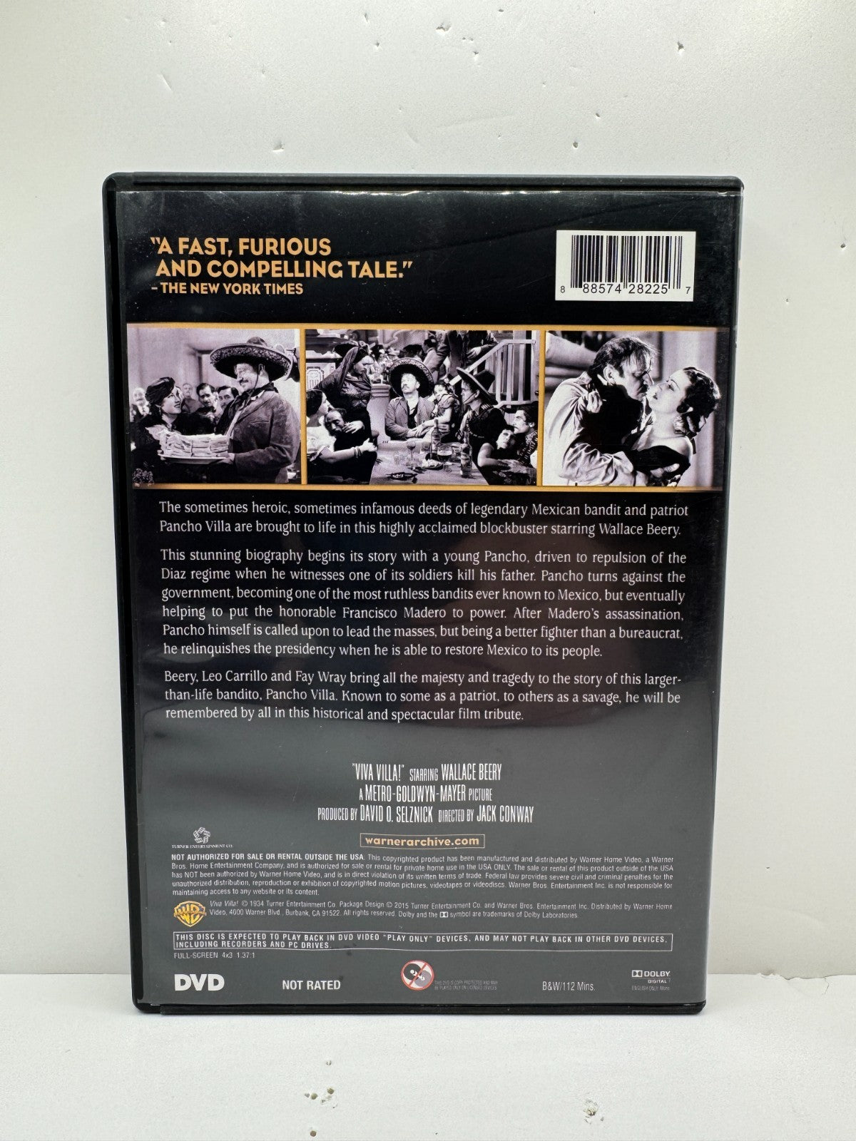 Viva Villa! (DVD) Wallace Beery Drama