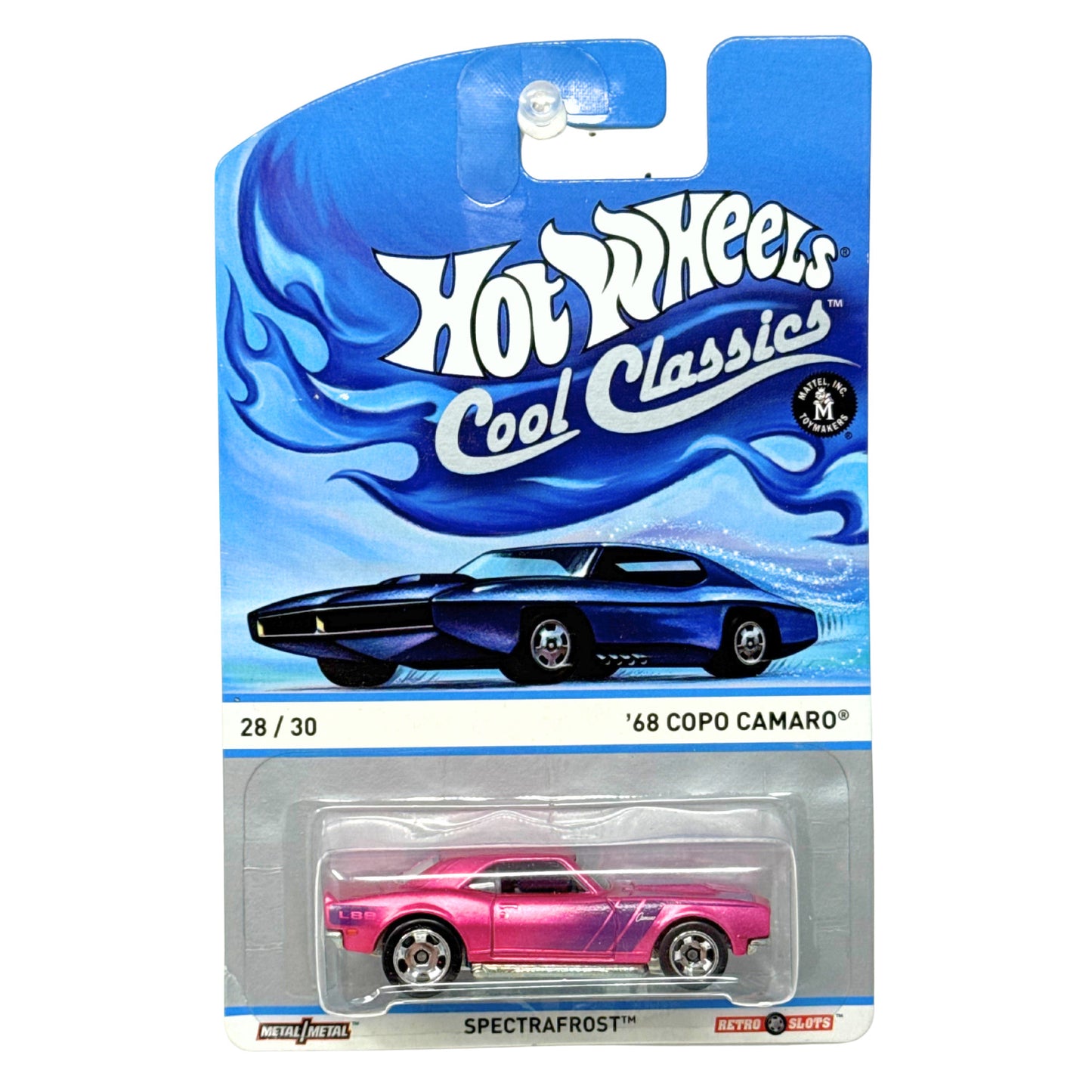 Hot Wheels Cool Classics 1968 COPO Chevy Camaro Spectrafrost 1:64 Diecast