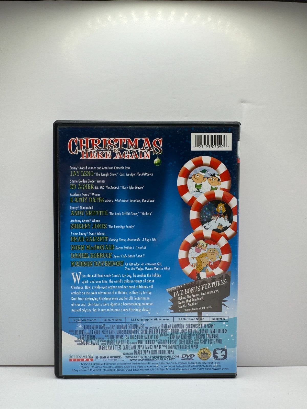 Christmas Is Here Again (DVD) Edward Asner Animation
