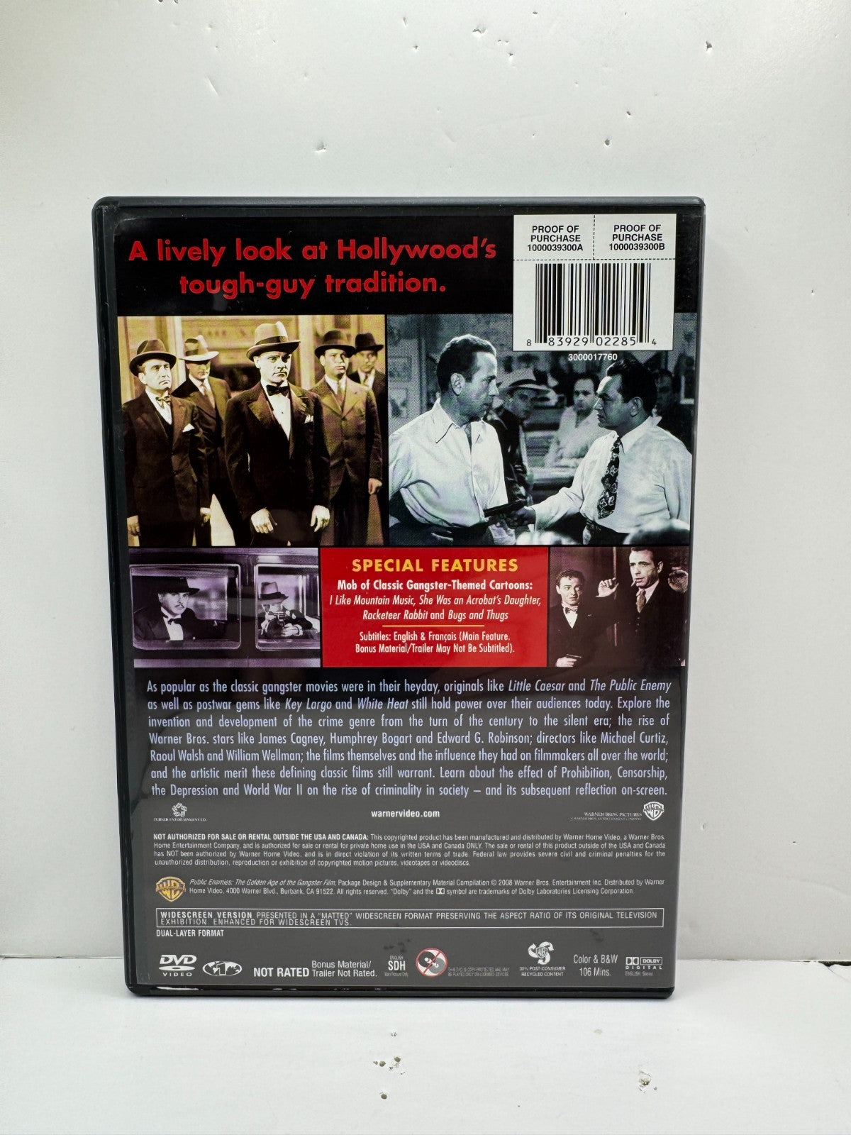 Public Enemies Gangster Film (DVD) Edward G. Robinson Crime
