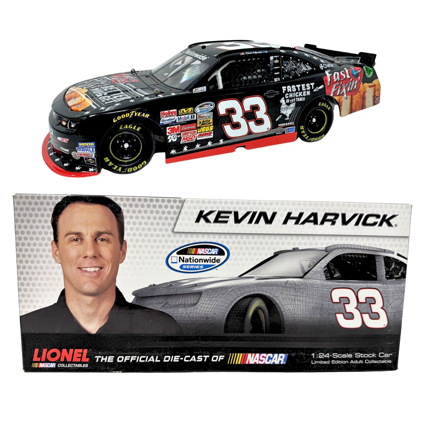 Lionel Racing Nascar #33 Kevin Harvick Fast Fixin 2013 Chevy Camaro 1:24 Diecast