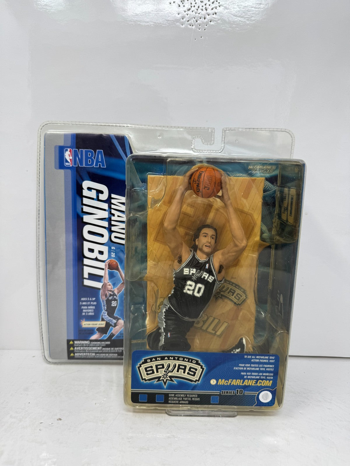 McFarlane NBA Mano Ginobili San Antonio Spurs Series 10 Figure