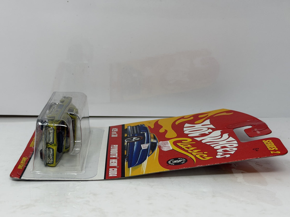 Hot Wheels Classics Series 2 Plymouth Hemi 'Cuda 1:64 Diecast Anitfreeze