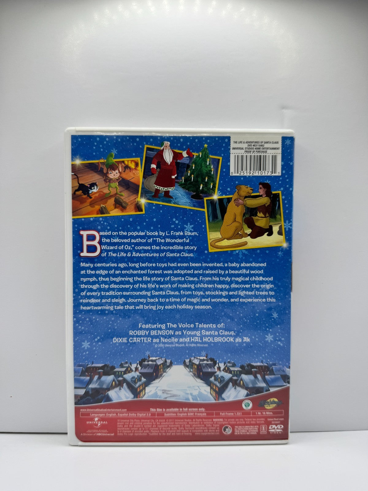 Life & Adventures of Santa Claus (DVD) Robby Benson Animation