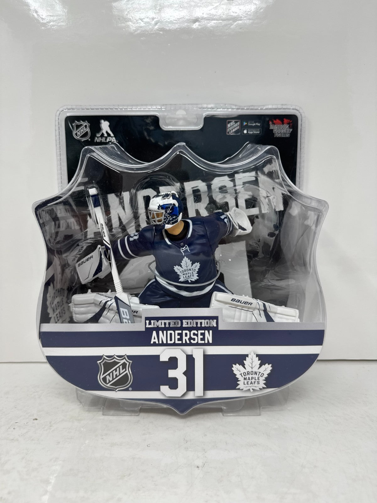 Imports Dragon NHL Frederik Andersen Toronto Maple Leafs Limited Edition Figure