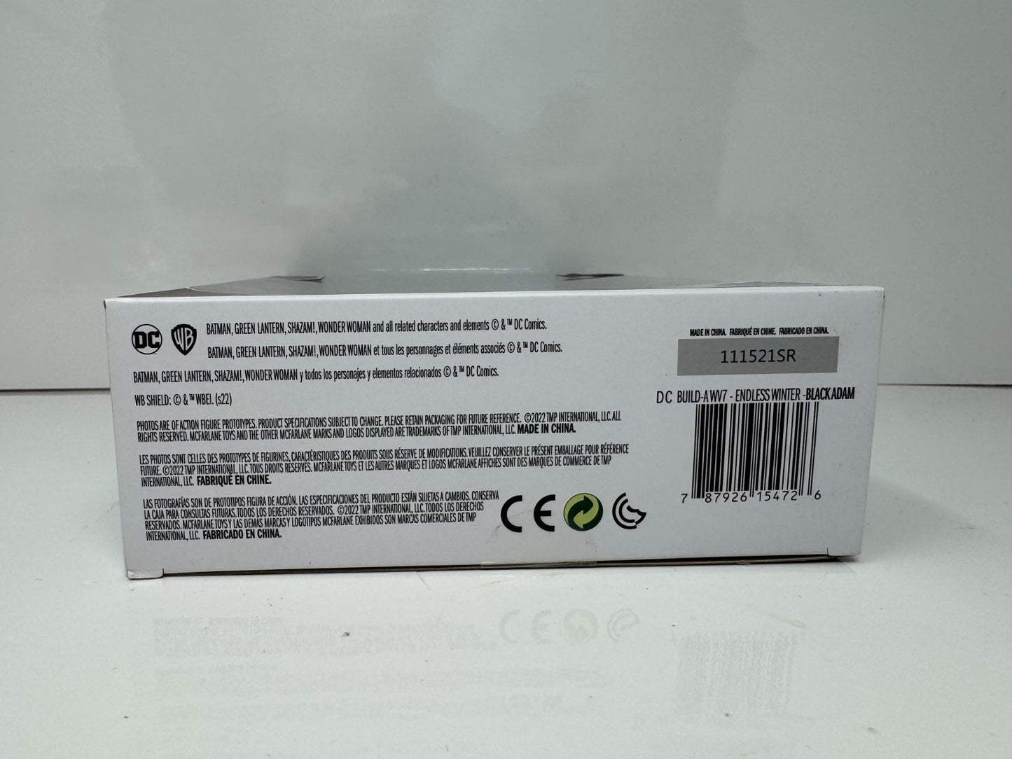 McFarlane DC Multiverse Endless Winter Black Adam Figure w/ Frost King BAF