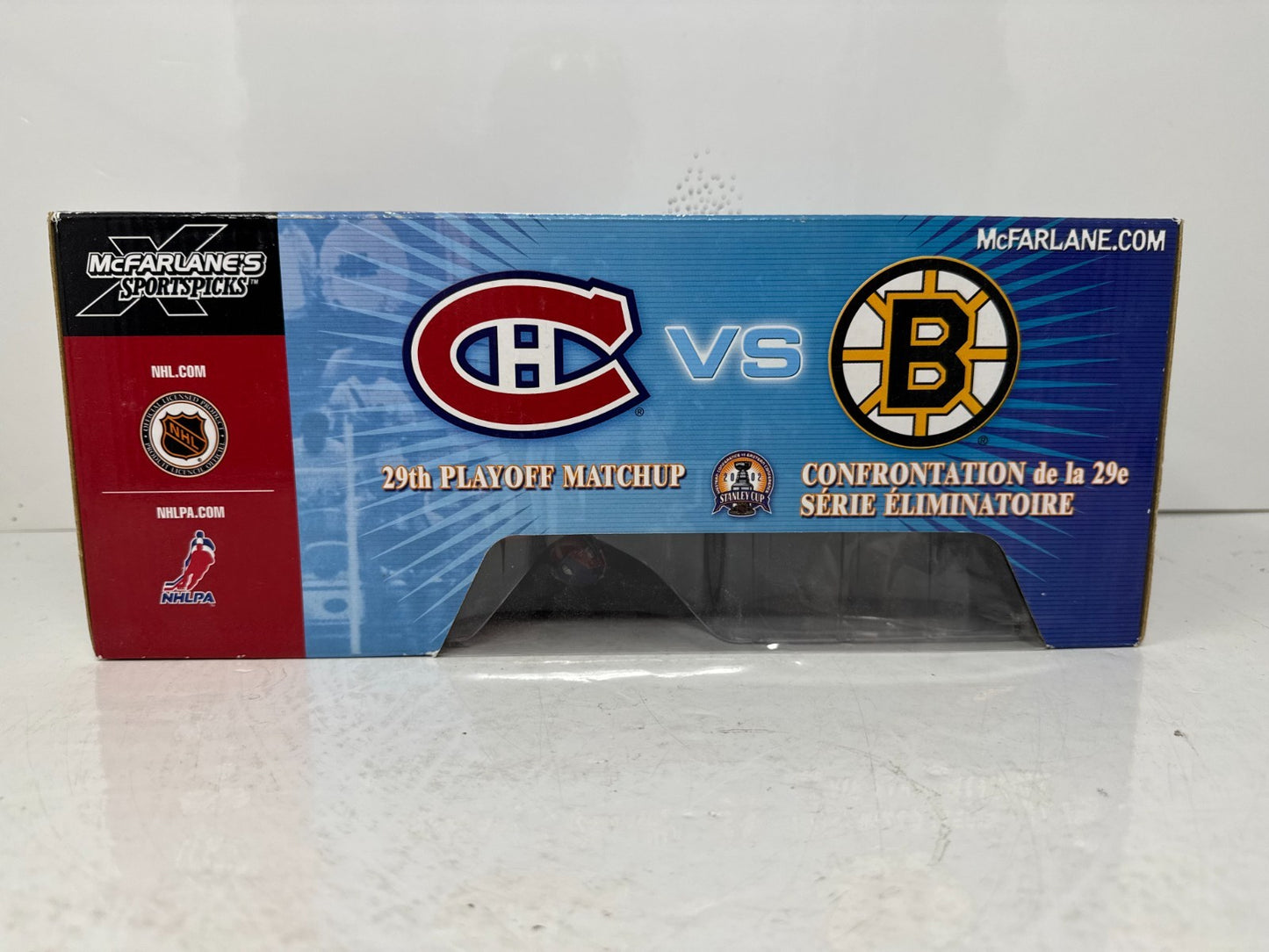 Mcfarlane NHL Jose Theodore Montreal vs Joe Thornton Boston 2-Pack Figure