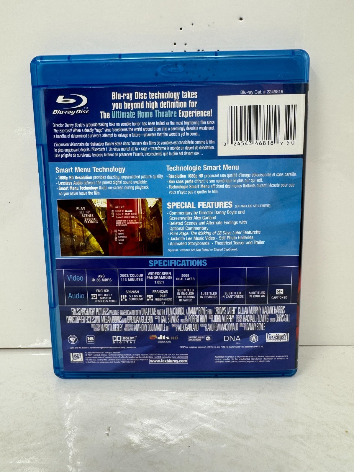 28 Days Later (Blu-ray) Cillian Murphy Horror
