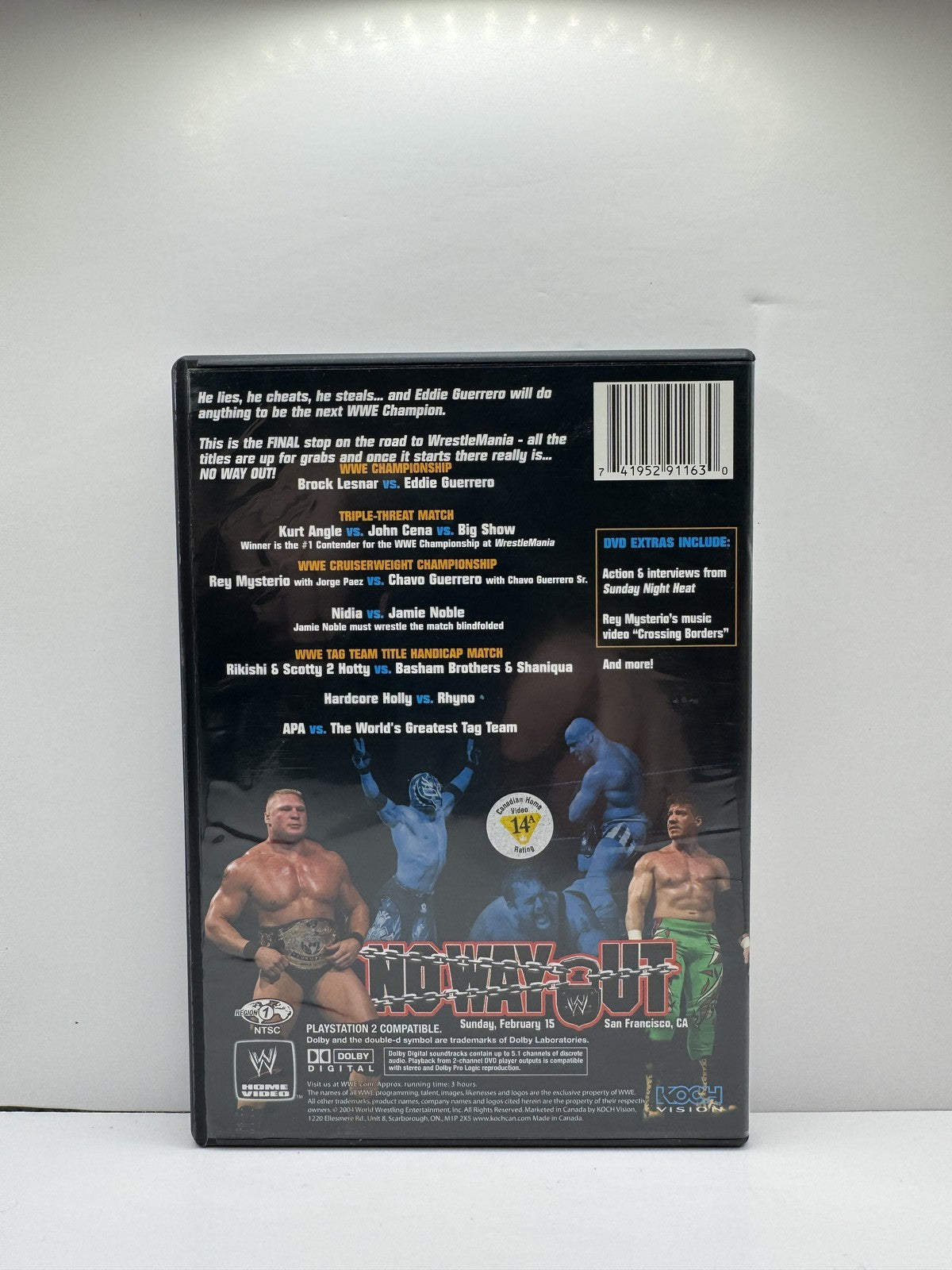 WWE No Way Out 2004 (DVD) WWE Wrestling