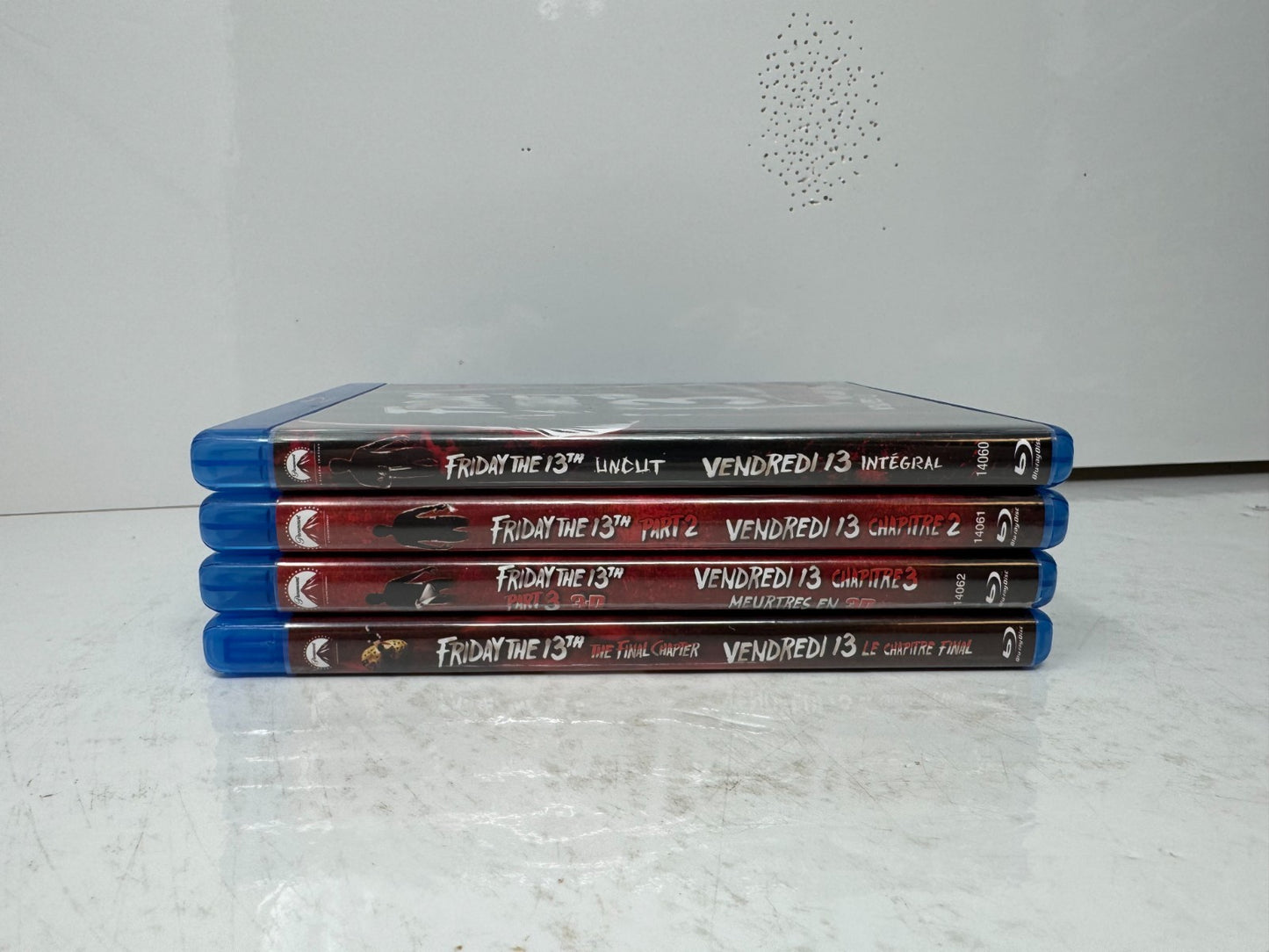 Friday the 13th Parts 1-4 Blu-ray Horror Movie Collection Uncut Set