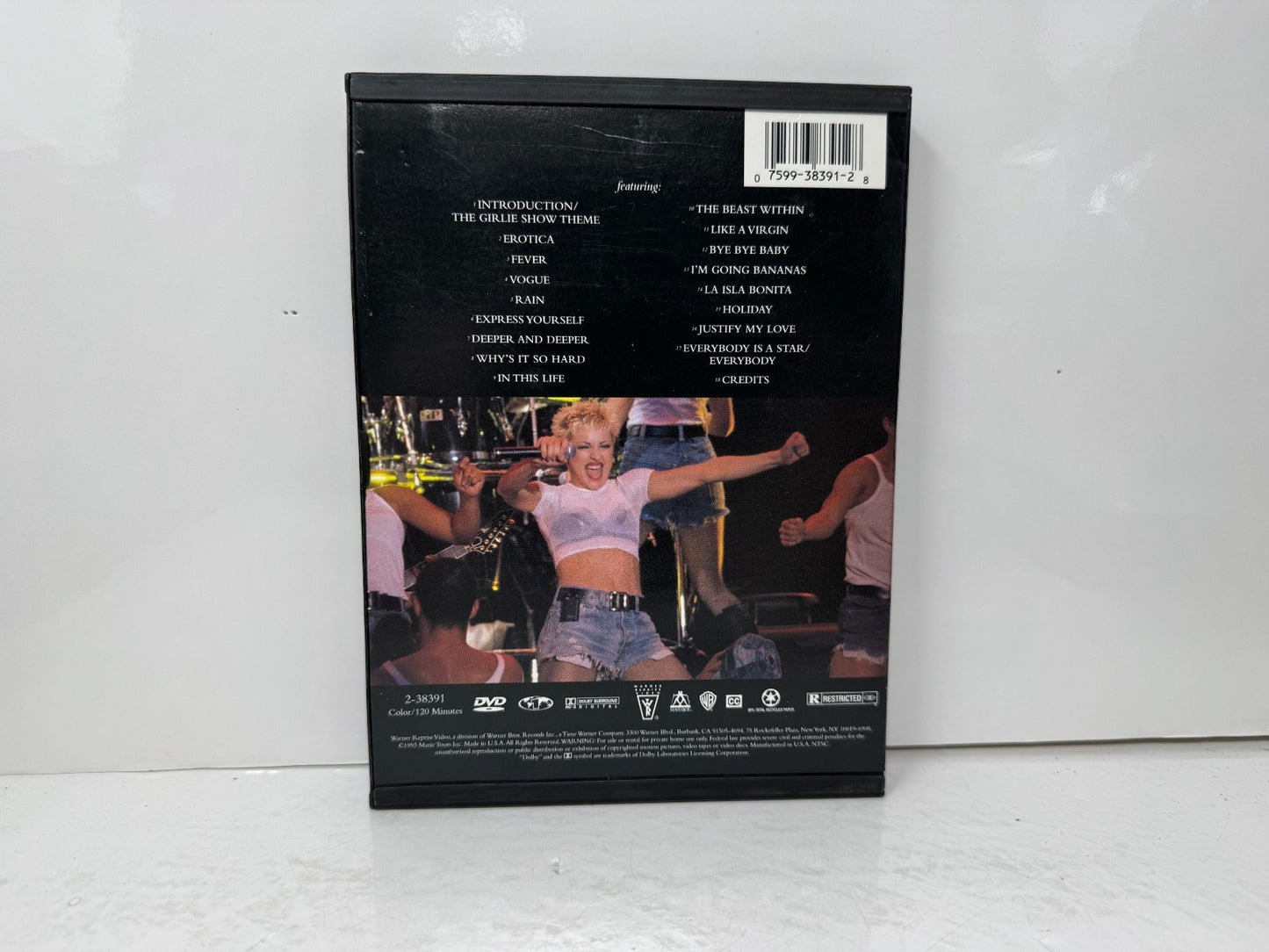 Madonna: The Girlie Show - Live Down Under (DVD) Music Good Condition!!!