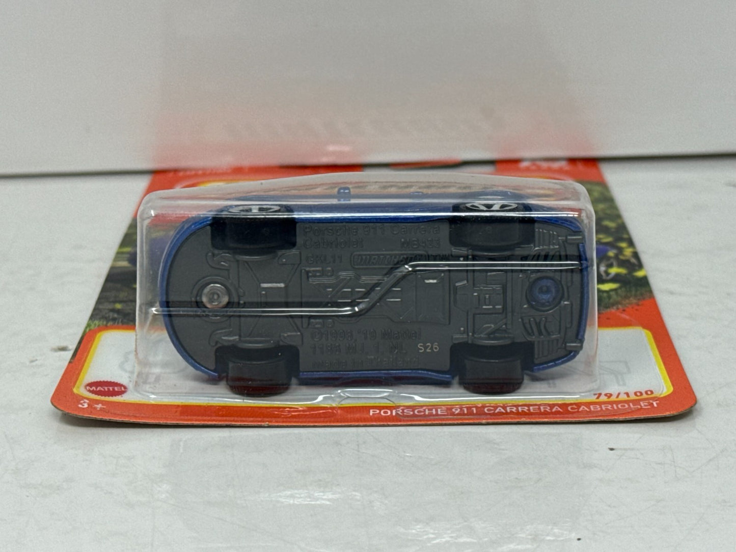 Matchbox Porsche 911 Carrera Cabriolet 1:64 Diecast Blue