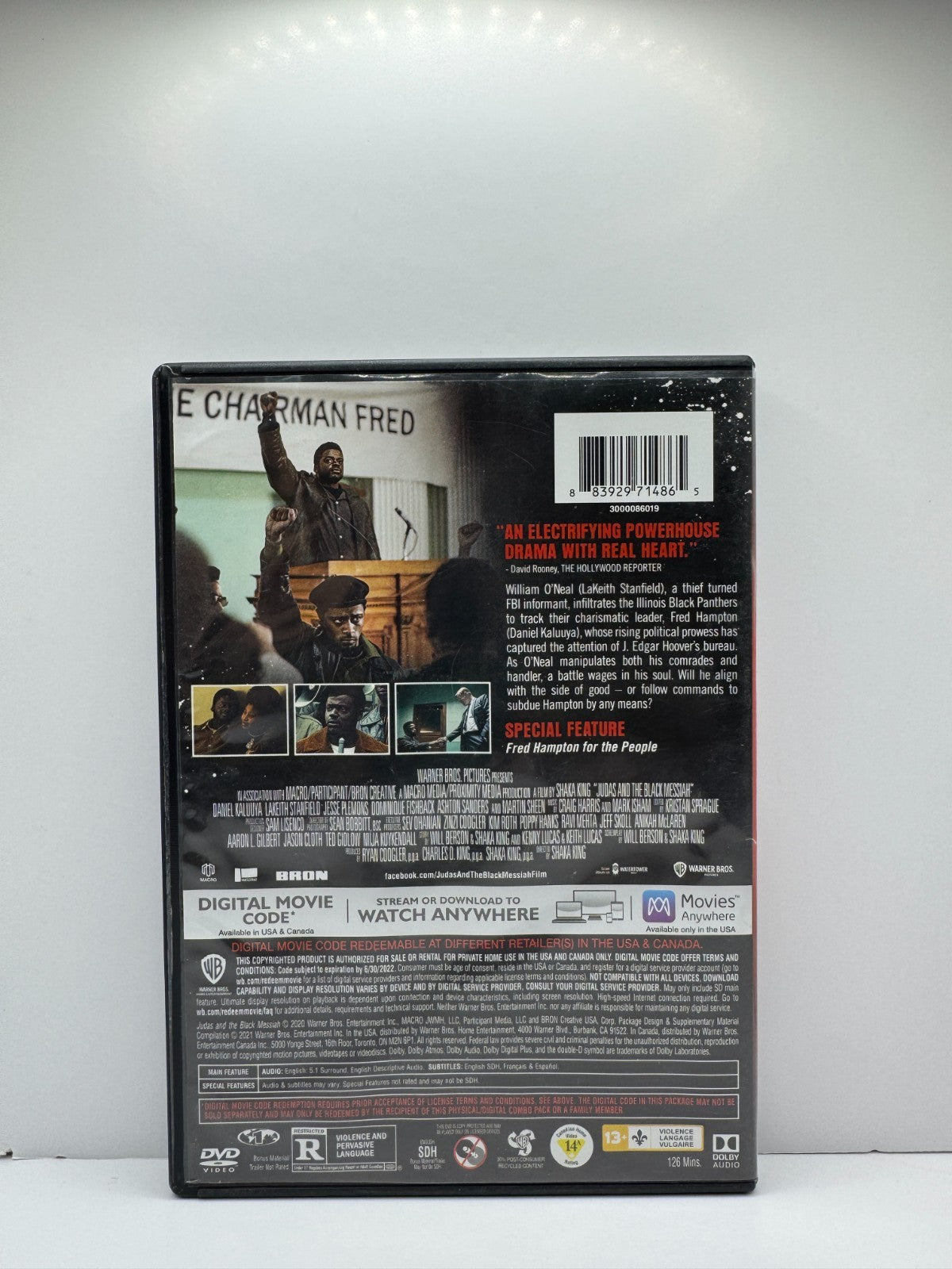 Judas and the Black Messiah (DVD) Daniel Kaluuya Drama