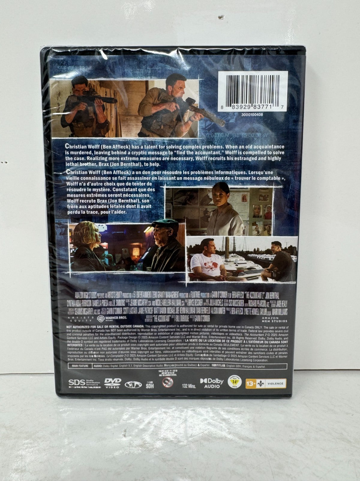 The Accountant 2 (DVD) Action Brand New and Sealed!!!
