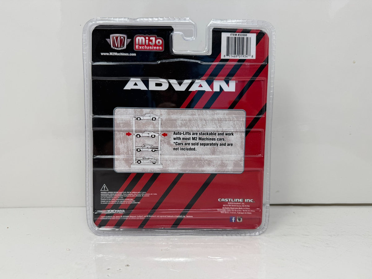 M2 Machines Auto Lift Advan Stackable Auto Lifts 5 Piece Set 1:64 Diecast