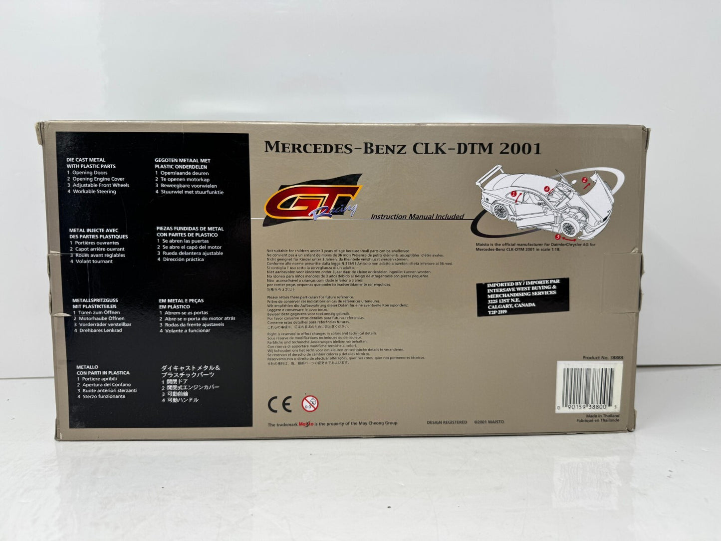 Maisto GT Racing Service 24 h AMG-Mercedes 1:18 Diecast