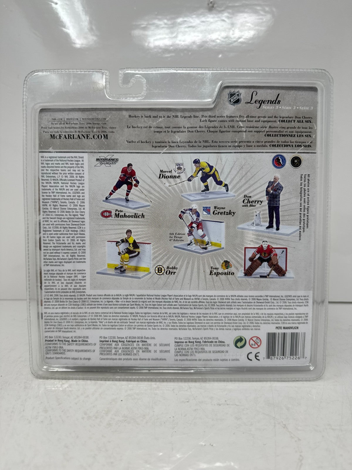McFarlane NHL Pete Mahovlich Montreal Canadiens Legends Series 3 Figure