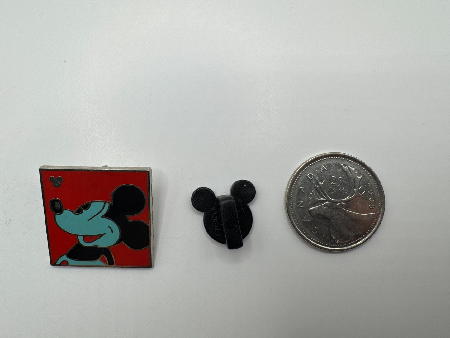 WDW Disney Neon Mickey Mouse Red Hidden Mickey Trading Pin DC2S1