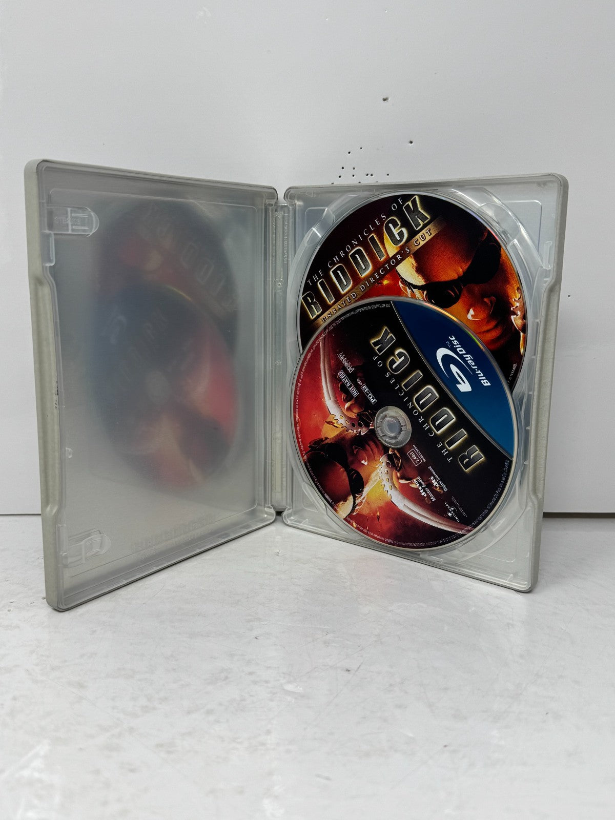 The Chronicles of Riddick (Blu-ray) Steelbook Vin Diesel Sci-Fi Good Condition!!