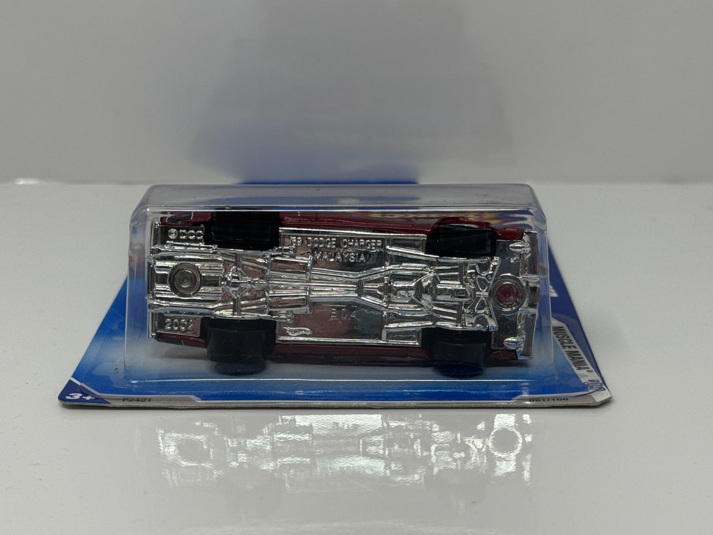 Hot Wheels Muscle Mania 1969 Dodge Charger RT 1:64 Diecast Burgundy