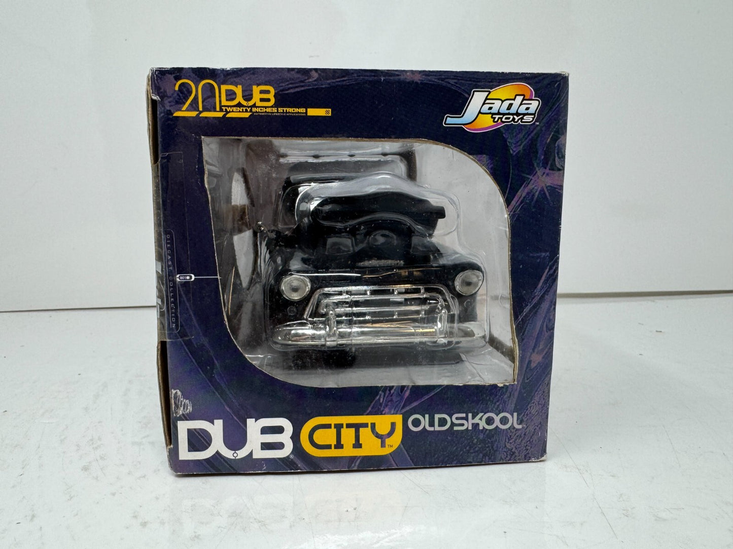 Jada Dub City 1957 Chevy Suburban Black 1:24 Diecast KMC Wheels 20 Inch SS Rims