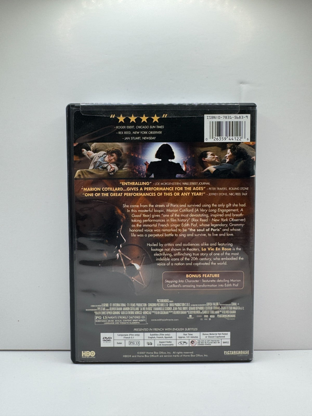 La Vie En Rose (DVD) Marion Cotillard Biography