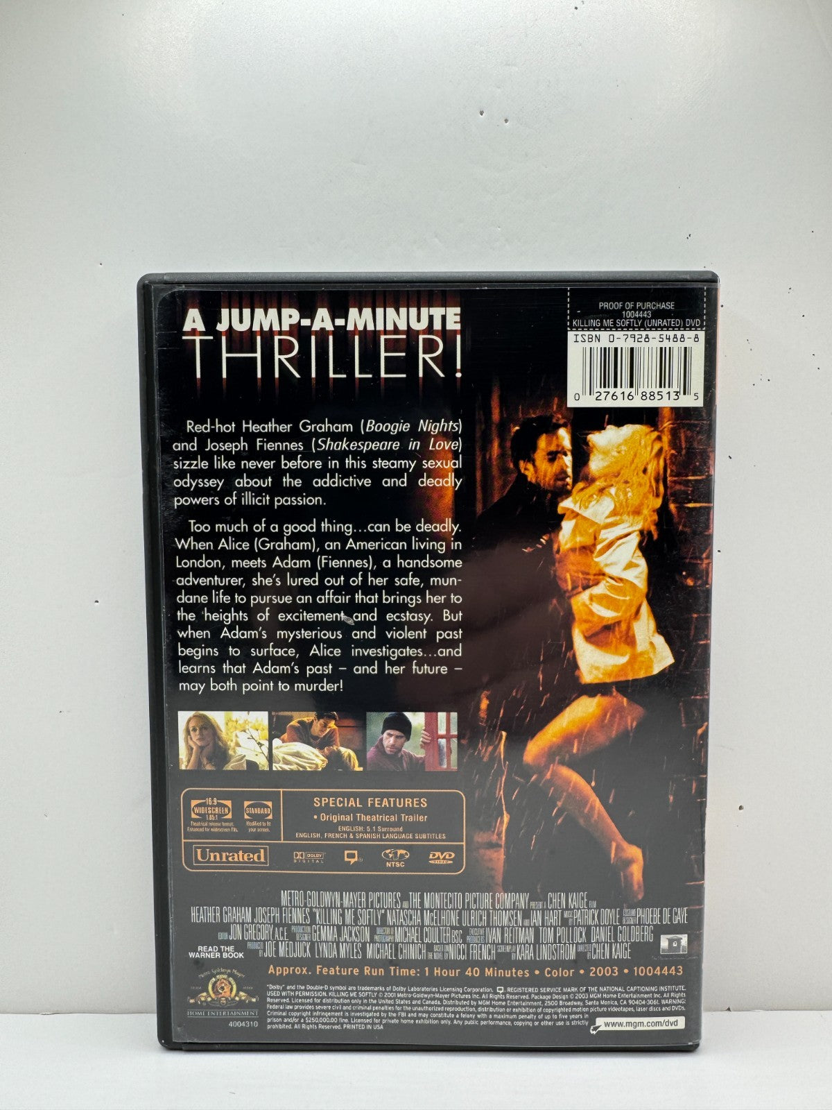 Killing Me Softly (DVD) Heather Graham Thriller