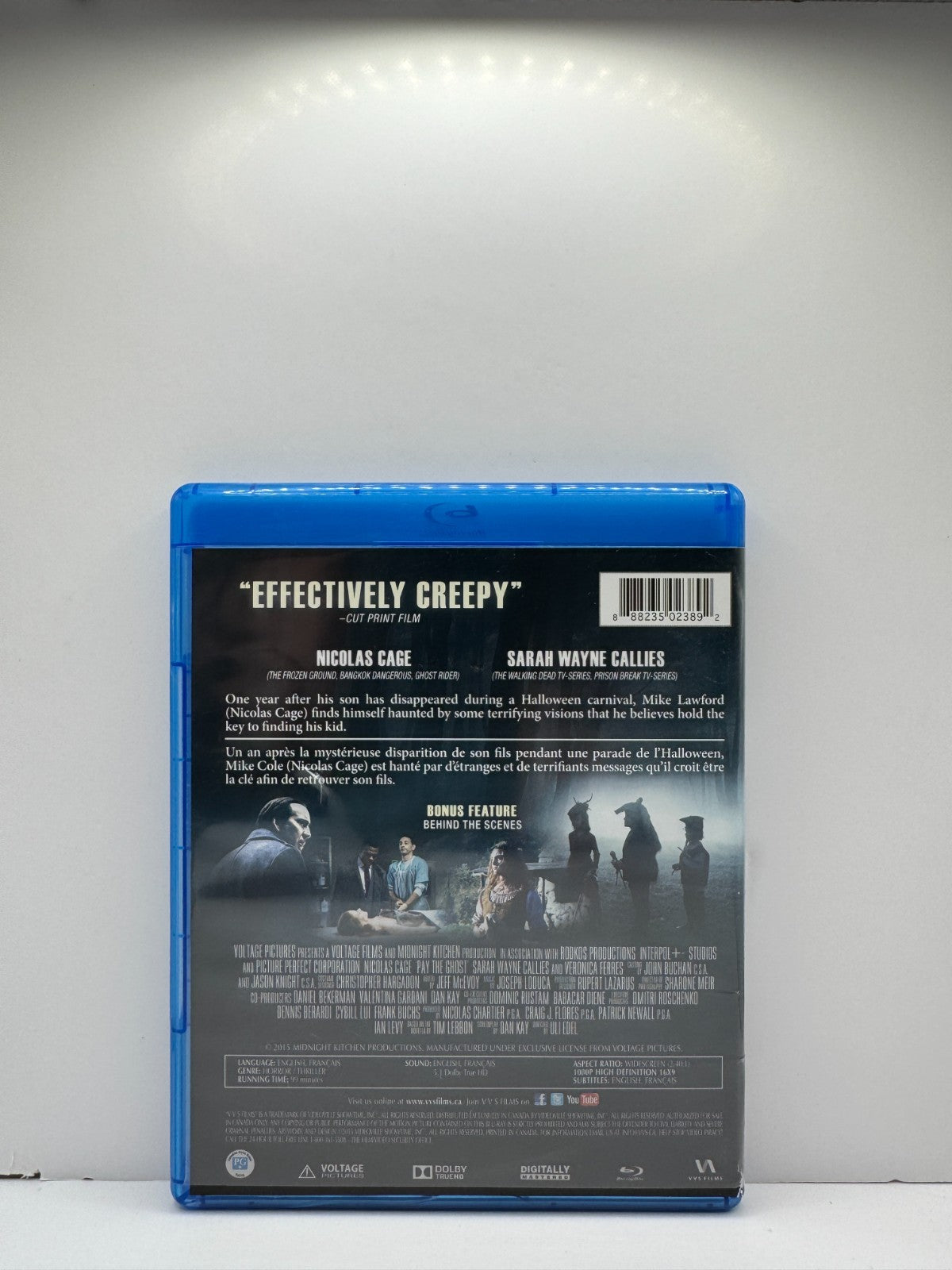 Pay the Ghost (Blu-ray) Nicolas Cage Horror