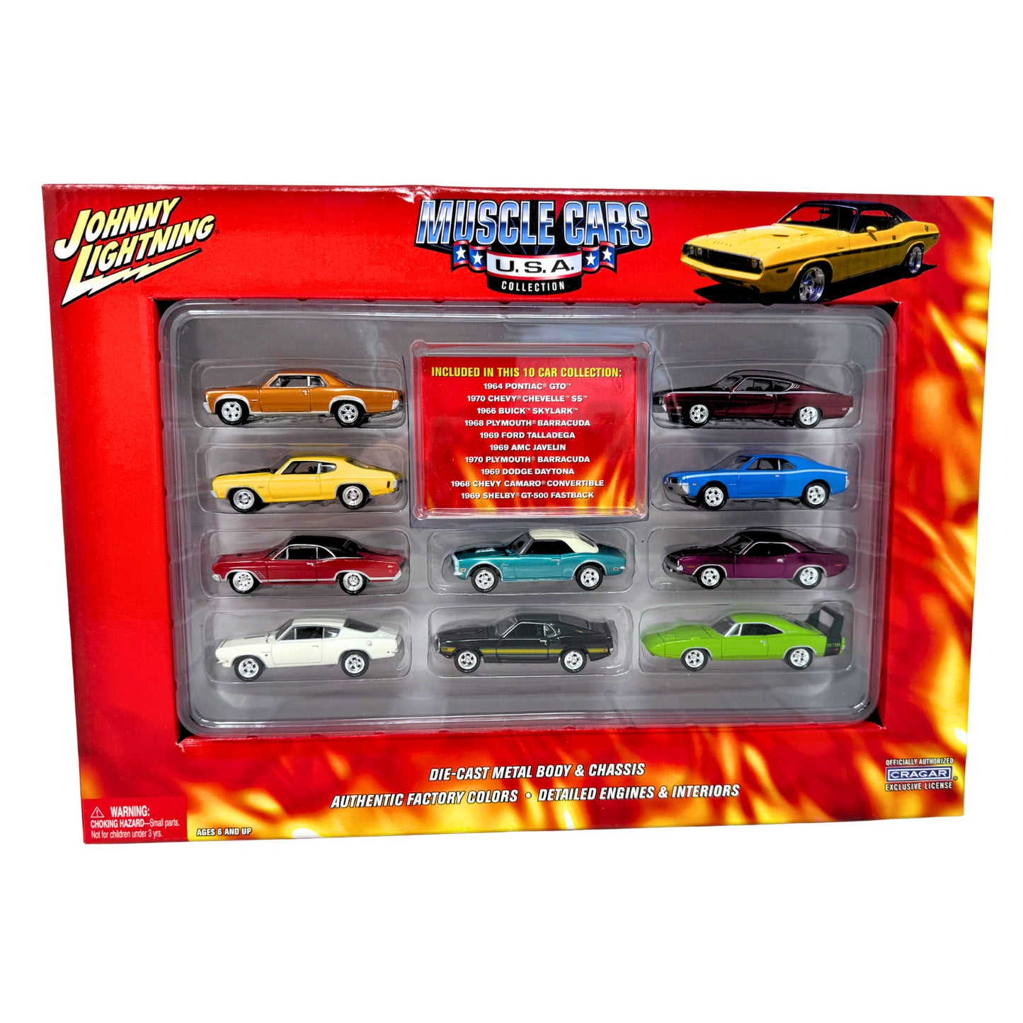 Johnny Lightning Muscle Cars USA 10-Car Collection 1:64 Diecast