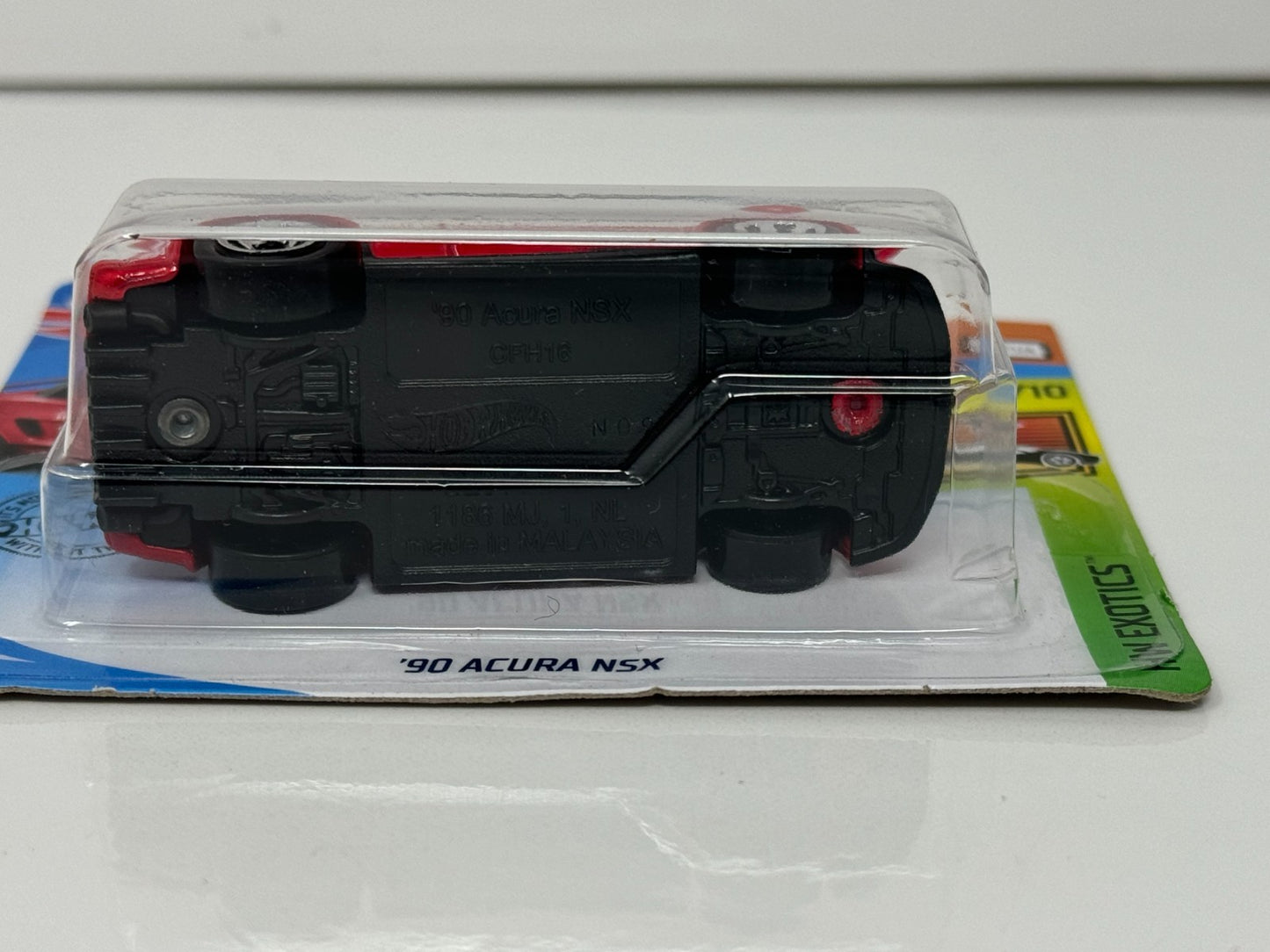 Hot Wheels HW Exotics 1990 Acura NSX JDM 1:64 Diecast Short Card