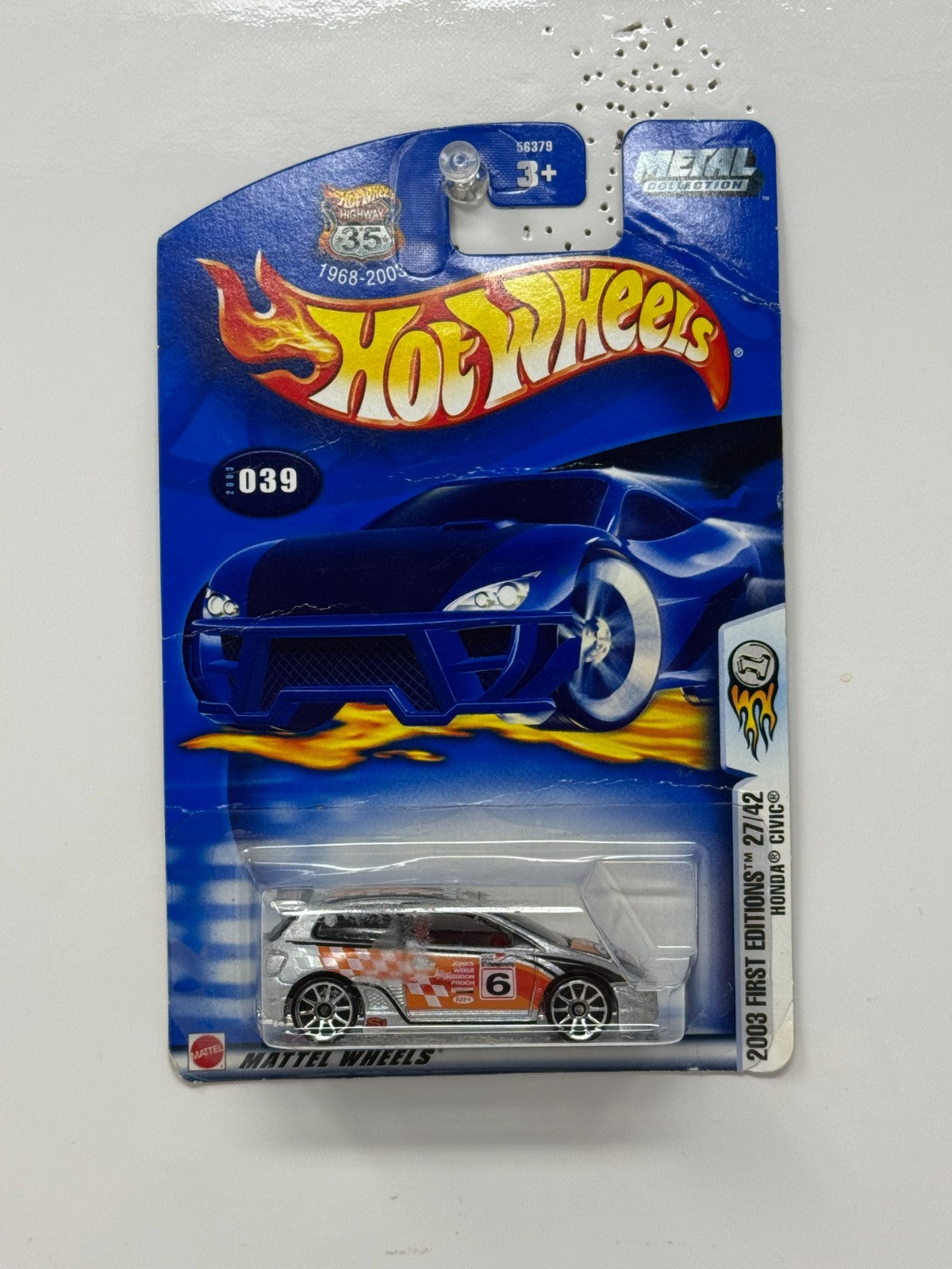 Hot Wheels 2003 First Editions Honda Civic JDM 1:64 Diecast