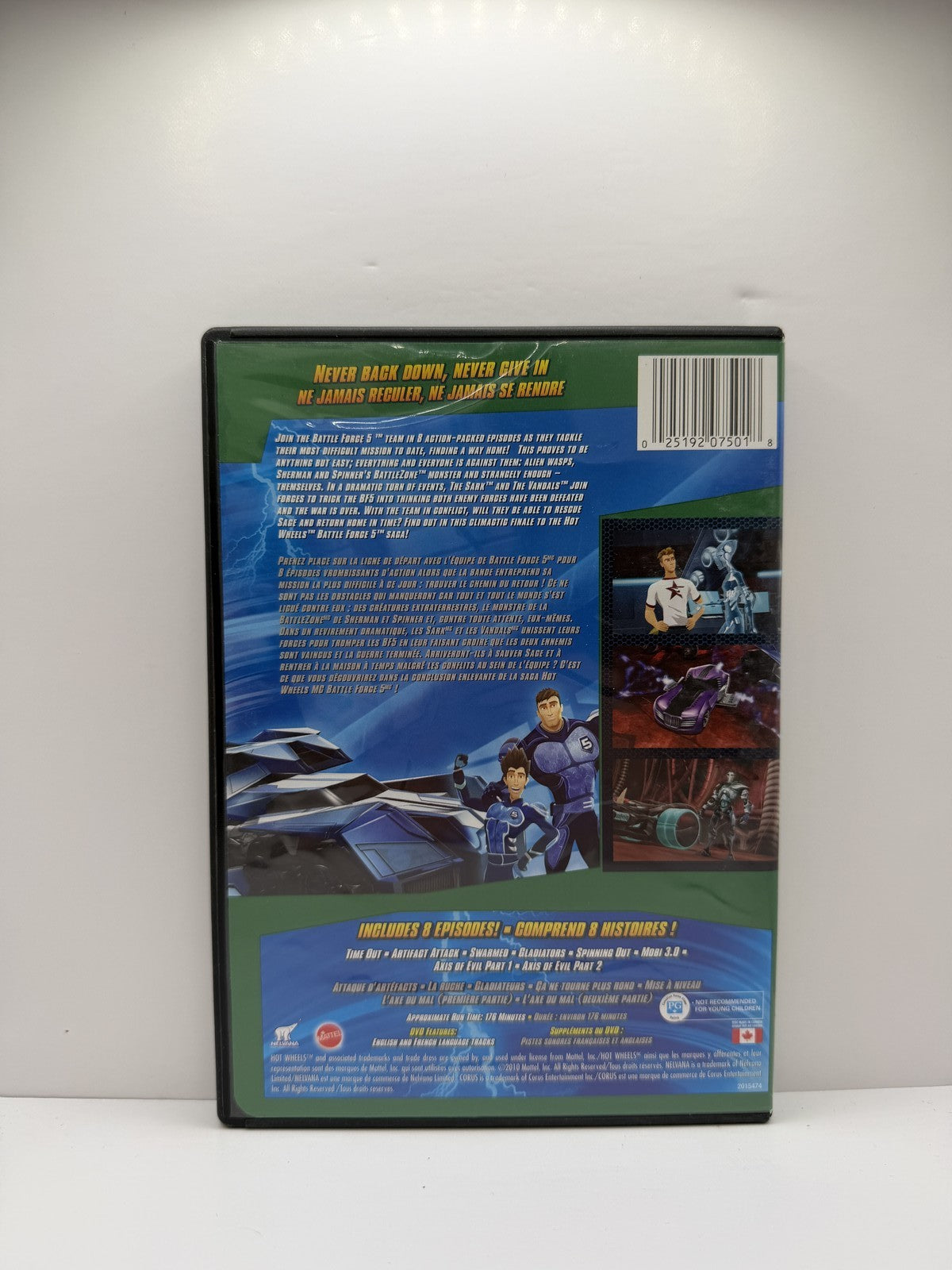 Hot Wheels Battle Force 5 Season 1 Volume 4 (DVD) Animation