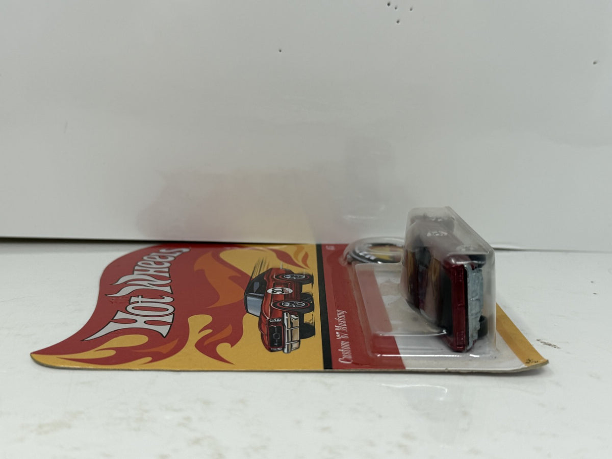 Hot Wheels 50th Anniversary Custom 1967 Ford Mustang 1:64 Diecast w/ Button